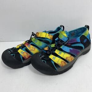 Keen Womens H2 Water Shoes Hiking Tie Dye Womens 5 EU 37 Slip On Rainbow